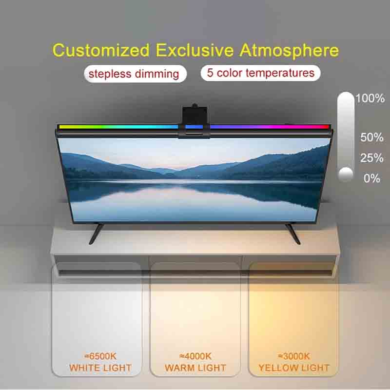 RGB Light 60/80cm Game Atmosph - Monitor Light Bar recension och pris