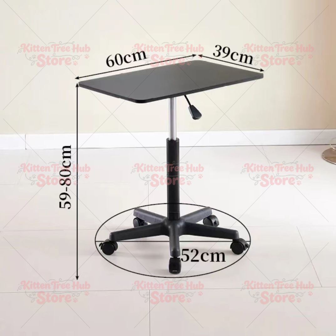 Mobile Height Adjustable Desk  - Laptop Stand Bamboo recension och pris