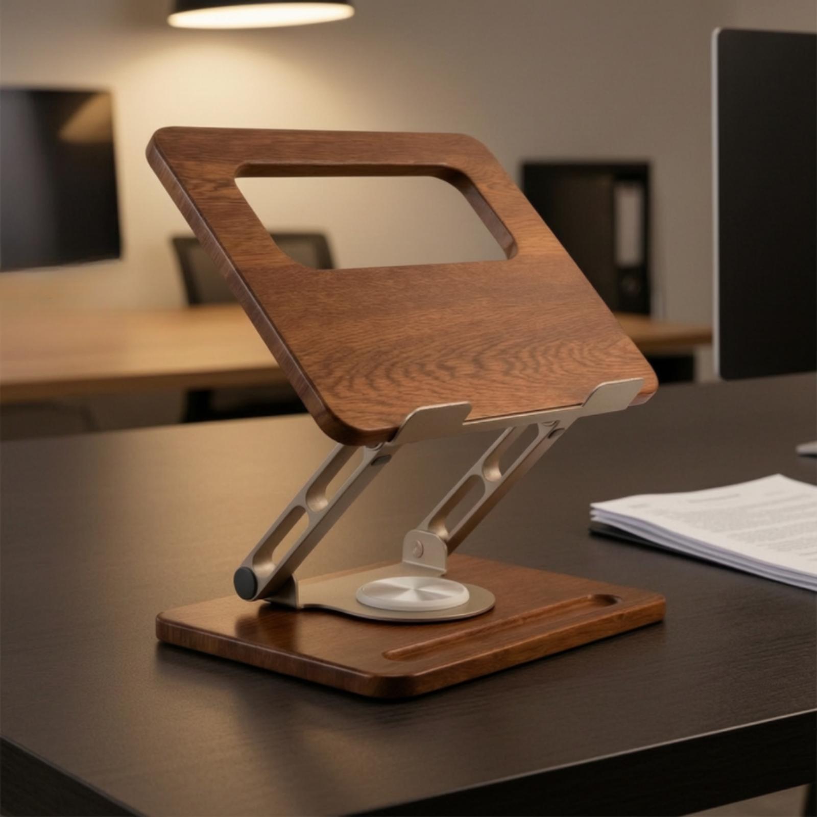 Laptop Stand Desktop Laptop St - Laptop Stand Bamboo recension och pris