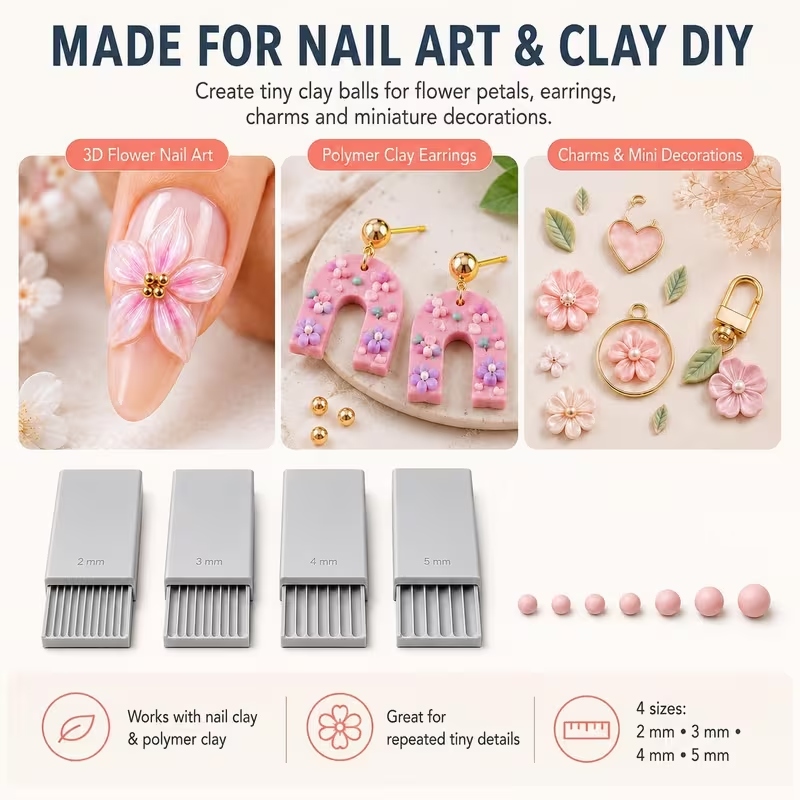 3D Print Clay Gel Ball Maker T - Nail Tech Accessories recension och pris