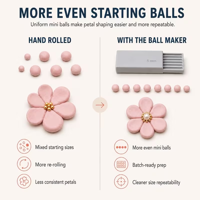 3D Print Clay Gel Ball Maker T - Nail Tech Accessories recension och pris
